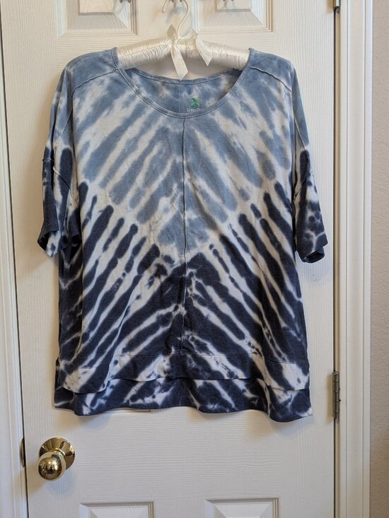 GreenTea Tops - Green Tea Relaxed Fit Tie Dye T-shirt Size X-Large